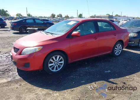 2009 Toyota Corolla Xle z USA, uszkodzony, nr VIN 1NXBU40E19Z063254